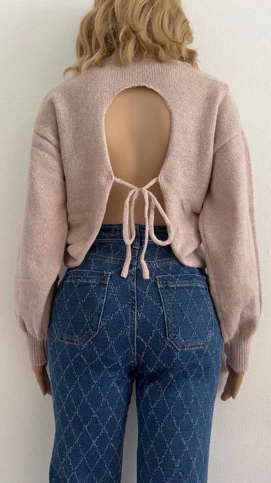 Pull Dos Ouvert et Nœud